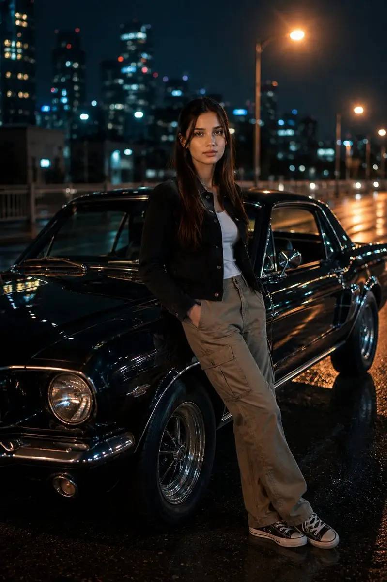 پرتره شبانه با ماشین عضلانی